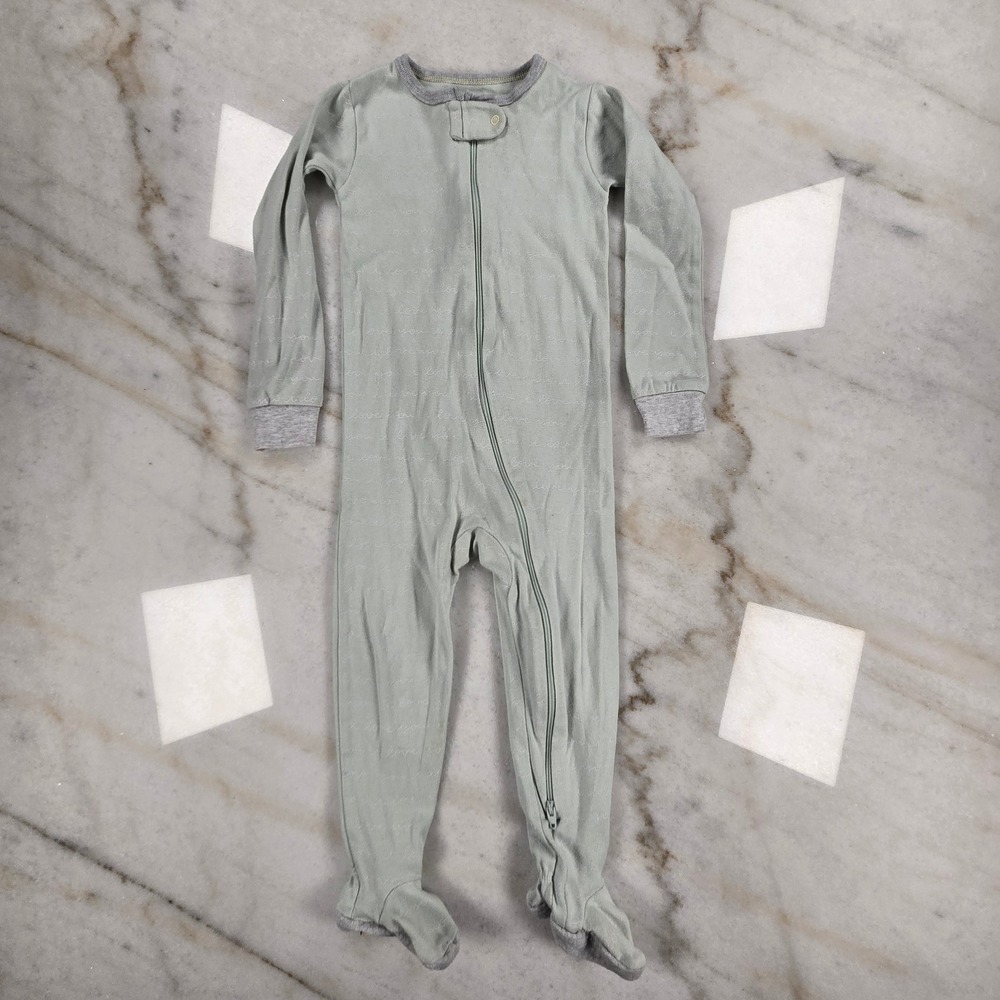 PJ Place Carters Cloud Island Sleepers Toddler 2T/24M Multi Footed Pajamas Lot 3 - Picture 9 of 13